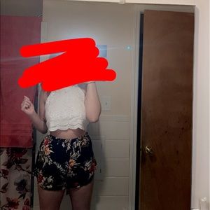 Summer shorts and halter set